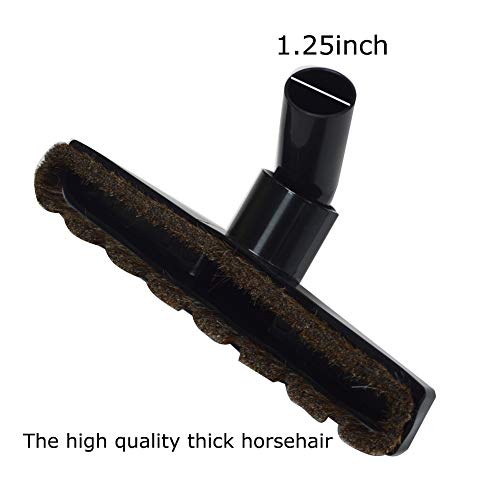 EZ SPARES 4PCS Universal Replacement 32mm&35mm Vacuum Cleaner Accessories Horsehair Brush Adapter Crevices Tool Kit