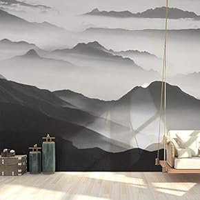 Wall Mural Magnificent Mountain View Removable Wallpaper Wall Sticker for Bedroom Living Room - 66x96 inches