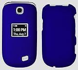 LG REVERE-3 CASE COVER, BLUEBERRY BLUE RUBBERIZED HARD SHELL CASE COVER FOR VERIZON LG REVERE-3 VN170/US CELLULAR LG ENVOY-3 UN170