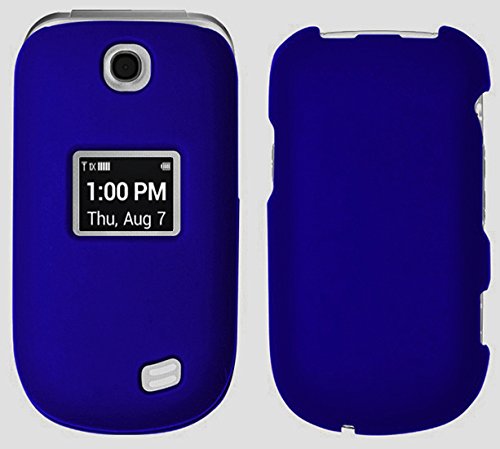 LG REVERE-3 CASE COVER, BLUEBERRY BLUE RUBBERIZED HARD SHELL CASE COVER FOR VERIZON LG REVERE-3 VN170/US CELLULAR LG ENVOY-3 UN170 LG REVERE-3 CASE COVER, BLUEBERRY BLUE RUBBERIZED HARD SHELL CASE COVER FOR VERIZON LG REVERE-3 VN170/US CELLULAR LG ENVOY-3 UN170