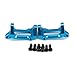 for RC 1:18 Wltoys A959 A979 Front/Rear Steering Hub Base C Carrier Knuckle (L/R) Metal Upgrades Parts for A959-B A979-B A949 A969 K929 Car (Blue)