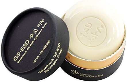 GeumHeuk GS-E3D Korean Hydrogen Soap - Atopic Dermatitis Soap, Anti Aging, Improve Skin Elasticity, Remove Keratin, Skin Whitening, Increase the Moisture of Skin, Coconut Oil, Avocado Oil