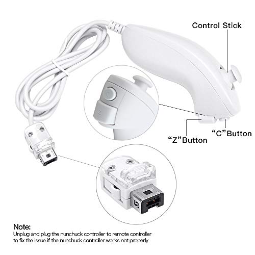 image for Maliralt Wii Motion Plus Controller, LP01 Wireless Wii Remote Controll