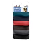 Scunci No Damage Effortless Beauty Large Multicolor Elastics, 30-Count
