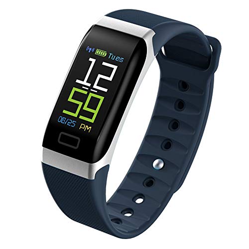Sunward R7 Bluetooth Smart Watch Bracelet Wristband Pedometer Sport Fitness Tracker with Heart Rate & Blood Pressure Monitor (Blue)
