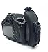 CEARI Camera Leather Hand Grip Wrist Strap Holder for Nikon D4 D4s D70s D90 D3200 D3300 D5200 D5300 D5500 D7100 D7200 Digital Camera - Black