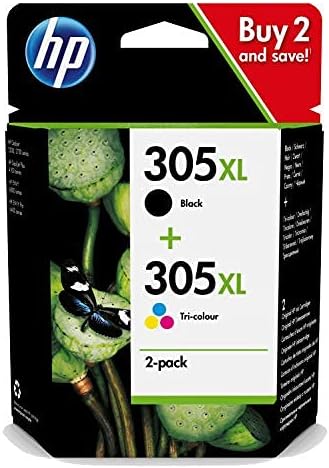 Compaq HP 6ZA94AE 305XL High Yield Black Tri-Color Original Ink Cartridges Set