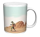 Star Trek (Matt Ferguson Arena) Captain Kirk Gorn Fight William Shatner Sci-Fi TV Television Show Ceramic Gift Coffee (Tea, Cocoa) 11 Oz. Mug