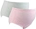 Unilove Maternity Underwear Panties Support Seamless Pregnancy Briefs Cotton (L/XL, Pink & Green)