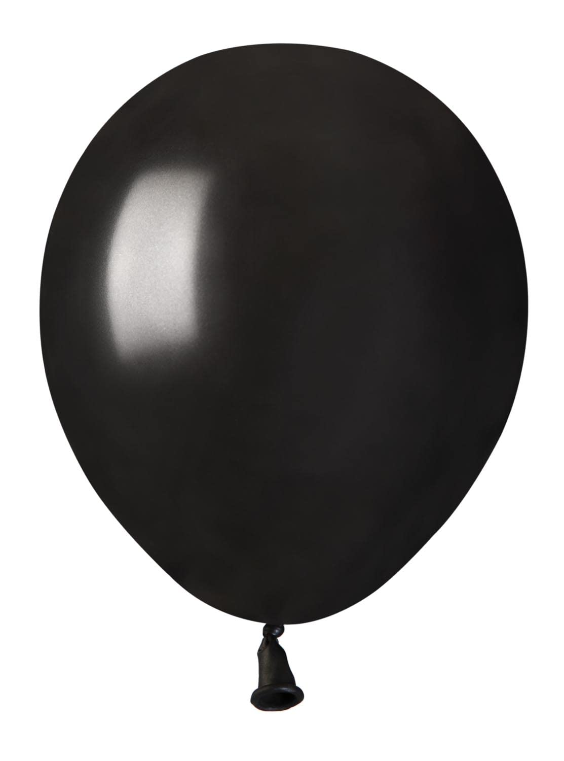 Pack 100 balloons pearly in natural latex Premium Quality A50 (Ø 13cm / 5"), black pearl