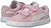 PUMA girls Suede Classic Hook and Loop Sneaker, Pink Lady/Team Gold, 8 Toddler US