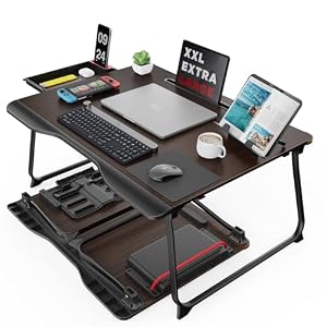 SAIJI 折りたたみテーブル ベッドテーブル ラップデスク ノートパソコンスタンド PCスタンド