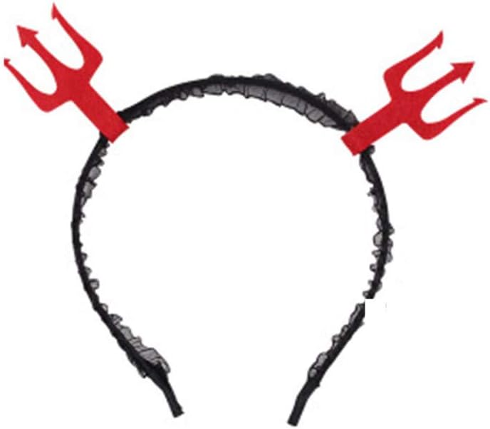 Wicked Witch Female Halloween Gothic Character Cosplay Costume Ball Headband (2pcs)