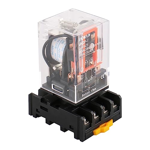 Baomain Power Relay MK2P-I DC 12V Coil DPDT 8 Pin with Plug-in Terminal ...