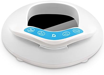Labvon Far Infrared Heating Bottle Warmer,Stable Temperture Heat Up ,External Power Supply Charging Baby Warmer (milk-white)