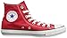 Converse Chuck Taylor All Star Seasonal Canvas High Top Sneakers Red White Mens 10
