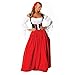 Quesera Women's Oktoberfest Costume Renaissance Halloween German Beer Maid Costume