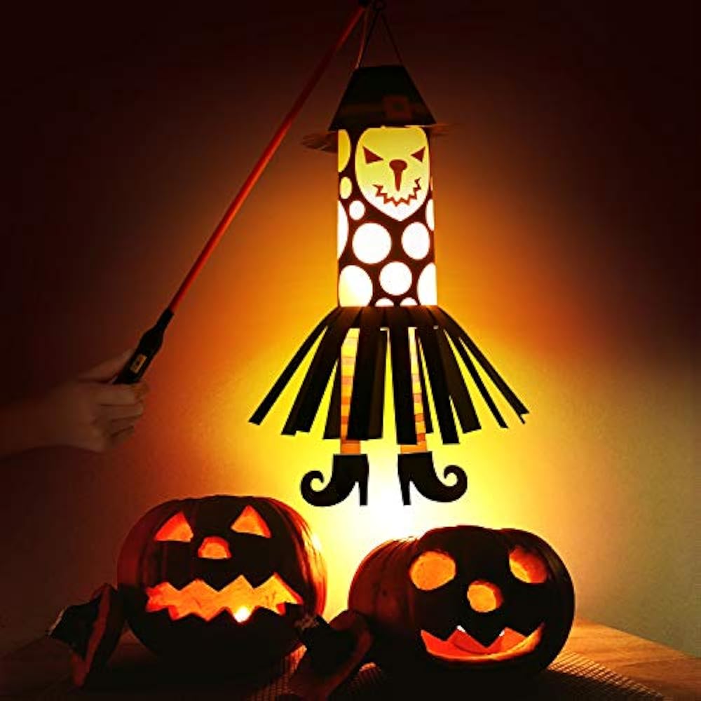 Halloween lantern lights image