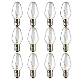 12-Pack, 15 Watt Wax Melt Warmer Light Bulbs for Scentsy Plug-in Nightlight Warmer Wax Diffuser and Candle Warmers