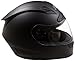 O'Neal Fastrack II Motorcycle Helmet with Bluetooth Technology (Flat Black, Medium)