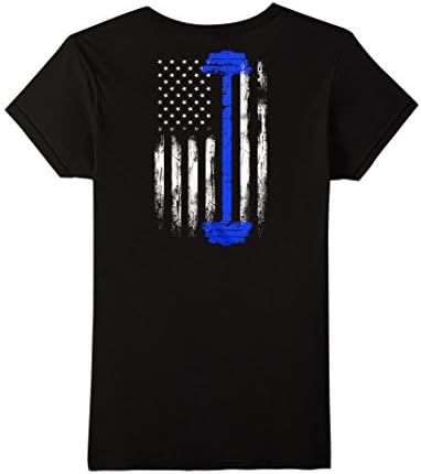 Women's Barbell America Flag T-Shirt Medium Black