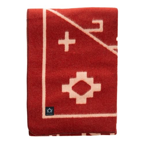 Arcturus Rainier Wolldecke, 2 kg, warm, schwer, waschbar, groß, ideal für Camping, Outdoor, Survival- und Notfall-Kits (Monument Valley)