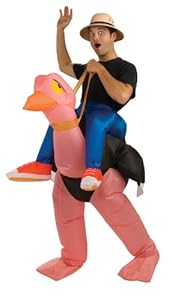 Rubie's Costume Inflatable Costumes Ostrich Costume, Pink, Standard