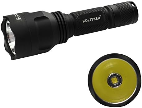 KDLITKER C8.2 Cree XHP50.2 White or Neutral White or Warm White 2600 Lumens 5-Mode LED Flashlight uses of 1x18650