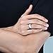 King Will Hammer 8mm Black/Silver Tungsten Carbide Ring Hammered Brushed Mens Wedding Band Comfort Fit