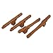 uxcell Fence Lifter Lifting Rail Connection Set Brown w Screws