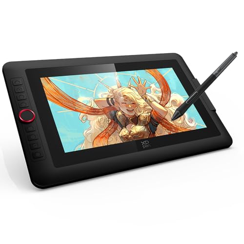 XPPen Artist 13.3 Pro V2 Graphics Tablet with 16K Levels Screen, Graphics Tablet Digital Drawing 99% sRGB with X3Pro Smart Chip Pen, Compatible with Windows, macOS, Android, ChromeOS, Linux