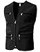 H2H Men's Active Wear Outdoor Vests Work Safari Fishing Travel Utility Summer Vest