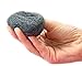 Flerish Konjac Facial Sponge with Added Bamboo Charcoal, 100% Natural, Spa Quality, Unique Stocking Stuffer, Coal from Santa