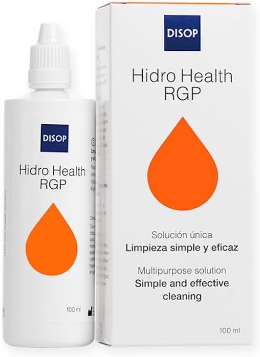 Hidro Health RGP Hard Contact Lenses Fluid Combination Solution for Oxygen Permeable Contact Lenses (RGP) 100ml