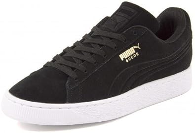 puma suede classic debossed black