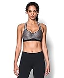 Under Armour Women's Armour High Bra, Carbon Heather/Black, 34DD