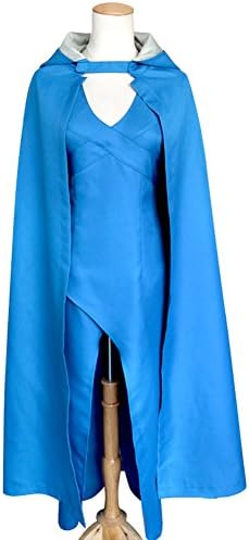 ONAMANO Game of Thrones Halloween Cosplay Costumes Daenerys Targaryen Women Dress and Cloak