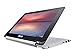 ASUS Chromebook Flip Touchscreen Laptop, Chrome OS, Quad Core, 1.8 GHz, 16 GB, Aluminum Chassis (Renewed)