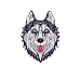 Artem Wolf Iron On Patch Colorful Cartoon Popular Wolf Stickers 3.9X2.9inch for DIY Clothes Jacket Thermal Transfer Iron on Patches