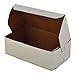 Southern Champion Tray 0911 Premium Clay Coated Kraft Paperboard White Non-Window Lock Corner Bakery Box, 6-1/4