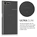 kwmobile Flexible super-slim case for Sony Xperia X Compact in black transparent