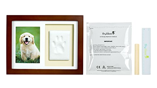 Tiny Ideas Dog or Cat Paw Print Keepsake Wall Frame Kit
