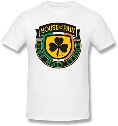 ZMEIJON Men House of Pain. Cotton T Shirts White with Short Sleeve
