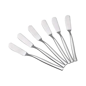 Xowine 12-delige kaasstrooimessen, roestvrijstalen boterstrooimessen