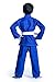 Vector Sports 100% Cotton Pearl Weave Kids Brazillian Jiu Jitsu BJJ Gi Attila Series Kimono Lightweight Preshrunk Fabric with Free White Belt (Blue, K3)