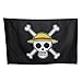 Anime One Piece Straw Hat Pirates Skull Logo Monkey D Luffy Cosplay Flag