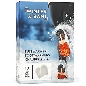 Winter & Bani Warmtepads, 10 x 2 stuks, 8 uur warme voeten, extra dunne voetwarmerpads, puur natuur, direct klaar voor…
