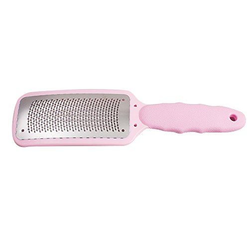 Pevor Metal Foot Rasp Foot File and Callus Remover. Callus remover Beauty Tool. Foot Care Pedicure to Remove Hard Skin (pink)