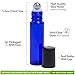 Pure Acres Farm Essential Oils Roller Bottles with Recipe eBook, 6-Pack, Cobalt Blue