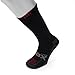 Sugar Free Sox Easy Fit Mens Cushioned Athletic Compression Socks Easy On/Off 1 Pair (Sock Size 10-13 fits Mens Shoe Sizes 7-12, Black)